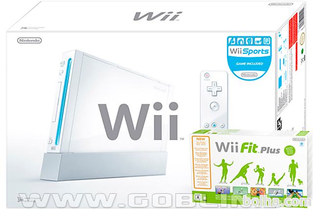 Rabljeno: Nintendo Wii bel + USB Loader GX + Wii Fit + Wii igra + 1...