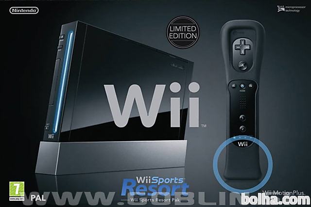 Rabljeno: Nintendo Wii črn + USB Loader GX + Wii igra + 1 leto...