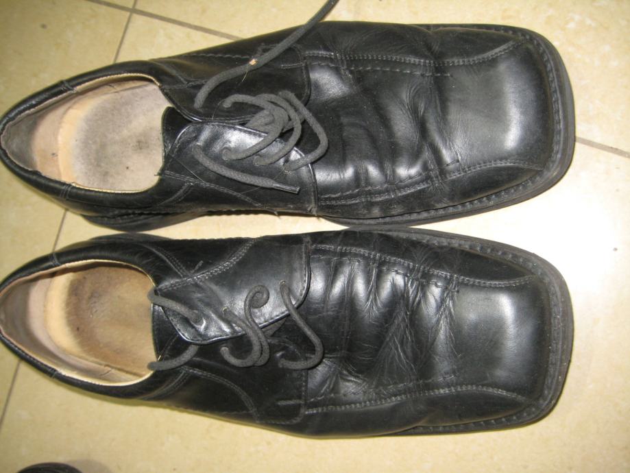 Moški čevlji-usnjeni, črni, ALPINA, VEL.43