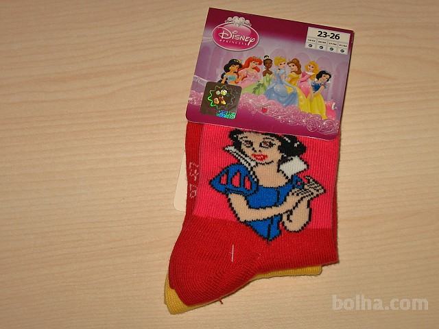 Nove dekliške nogavice 2para št.23/26-Disney,Sneguljčica II.