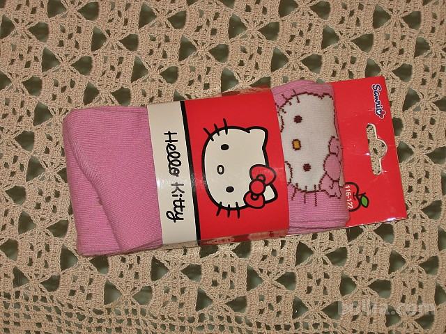 Nove otroške hlačne nogavice št.116/122 - Hello Kitty,roza