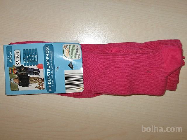 Nove otroške hlačne nogavice št.98/104-pink,Mod.1