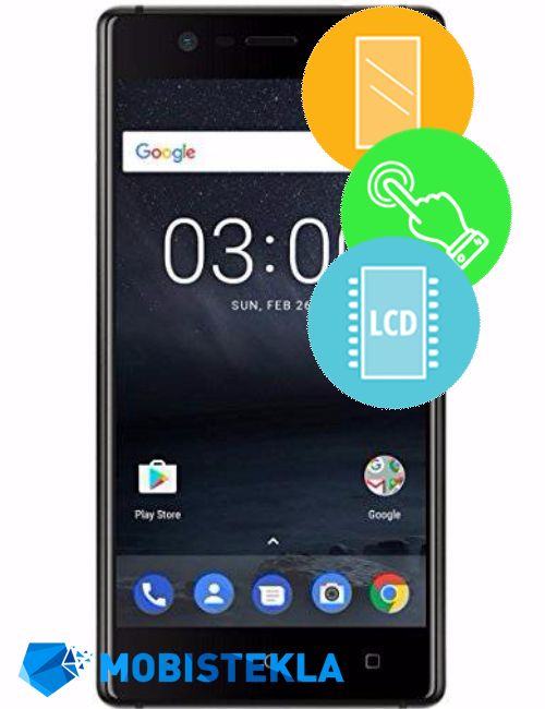Nokia 3 - menjava ekrana in stekla