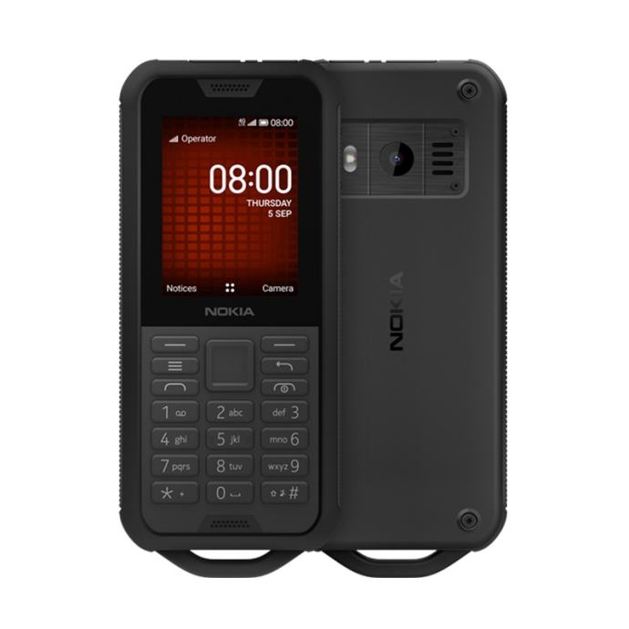 Nokia 800 Tough Dual SIM Black Steel