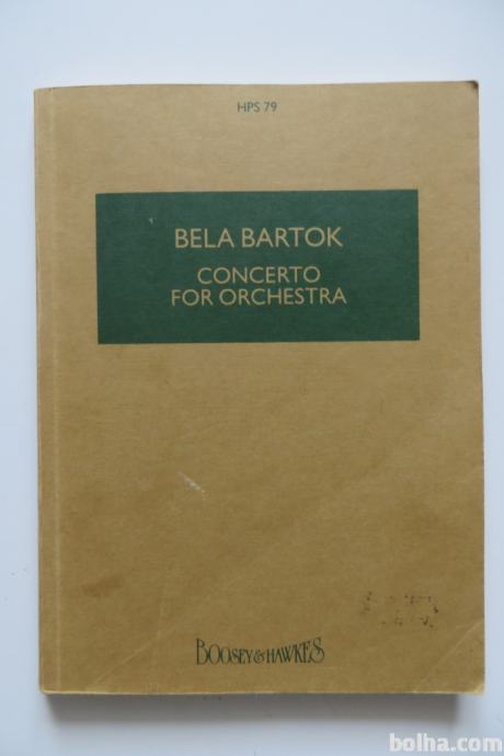 Bartok, Koncert za orkester