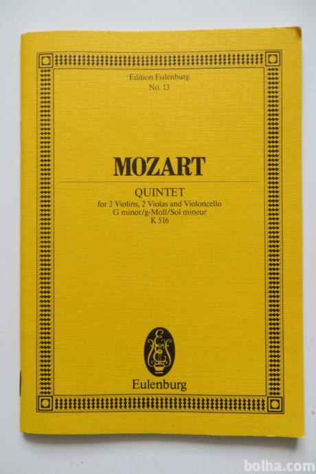 Mozart Kvintet g-mol, K 516