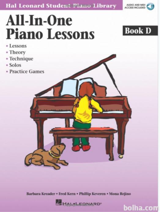 NOTE ZA KLAVIR-ALL-IN ONE PIANO LESSONS BOOK D