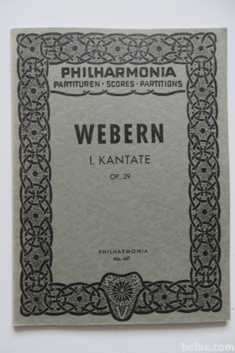 Webern, I. Kantate, op. 29