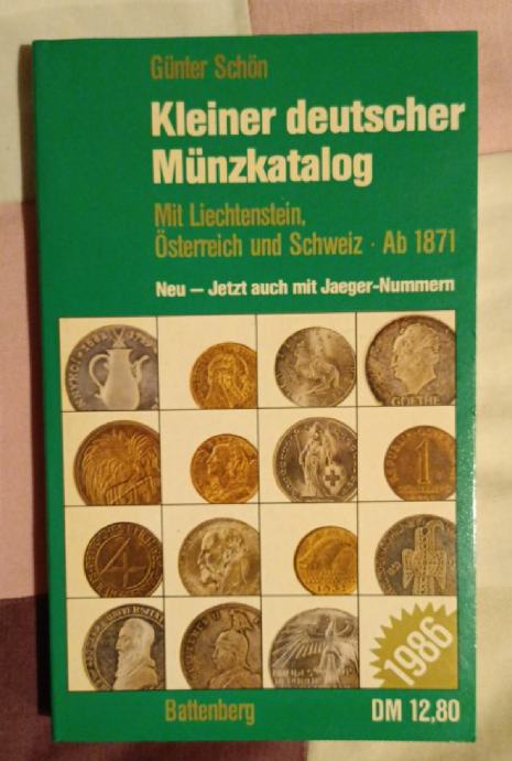 LaZooRo: katalog kovancev Nemčije od 1871 Gunter Schon 1986