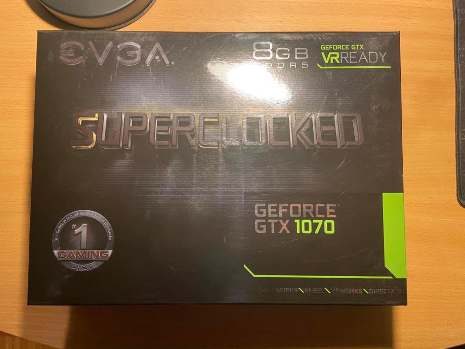 EVGA GeForce GTX 1070 SC GAMING ACX 3.0, 8GB GDDR5