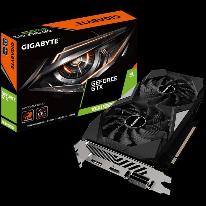 GIGABYTE GeForce GTX 1650 SUPER WINDFORCE OC 4GB DDR6 garancija