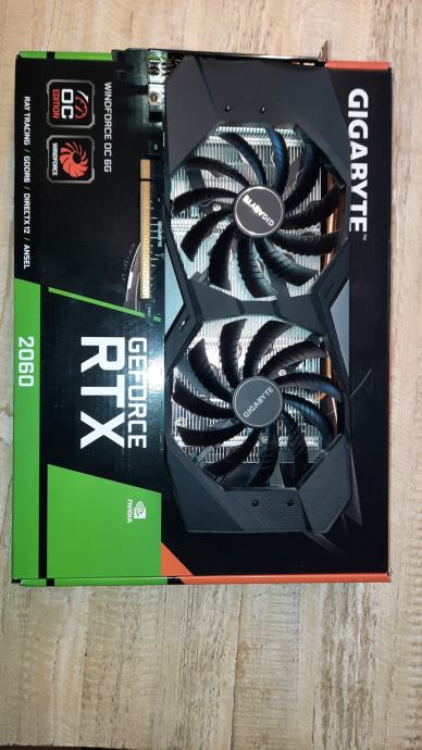 GIGABYTE GeForce RTX 2060 Windforce OC 6G, 6GB GDDR6