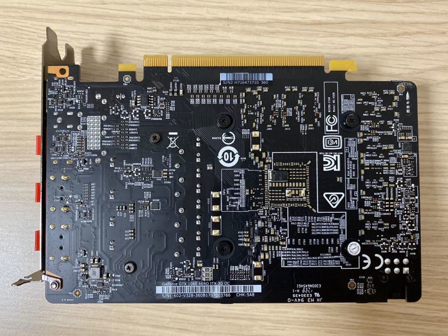 MSI GeForce GTX 1060 AERO ITX 3G OC