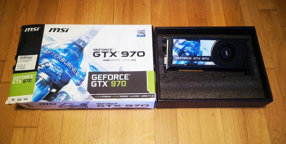 Prodam MSI Geforce GTX 970