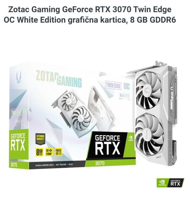 Zotac gaming geforce RTX 3070