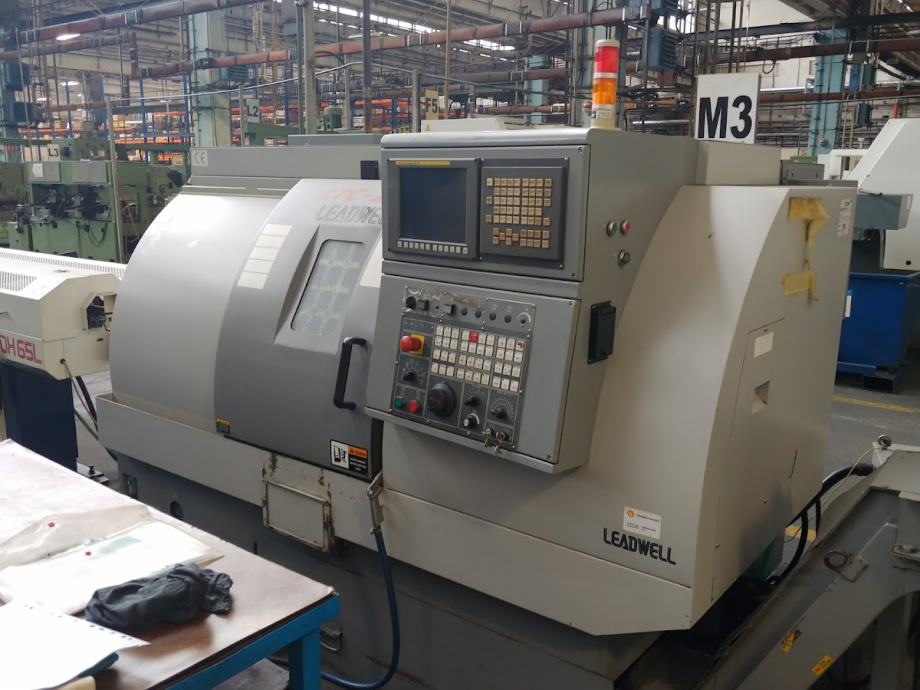 CNC lathe LEADWELL LTC 20 B + Bar Feeder FEDEK DH65 L