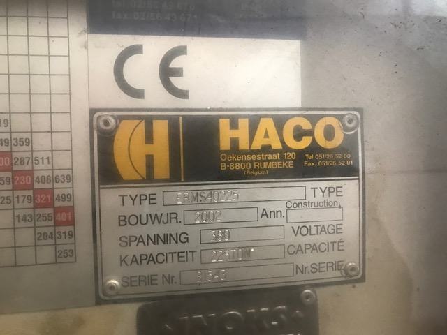 Krivilni stroj HACO 225 t