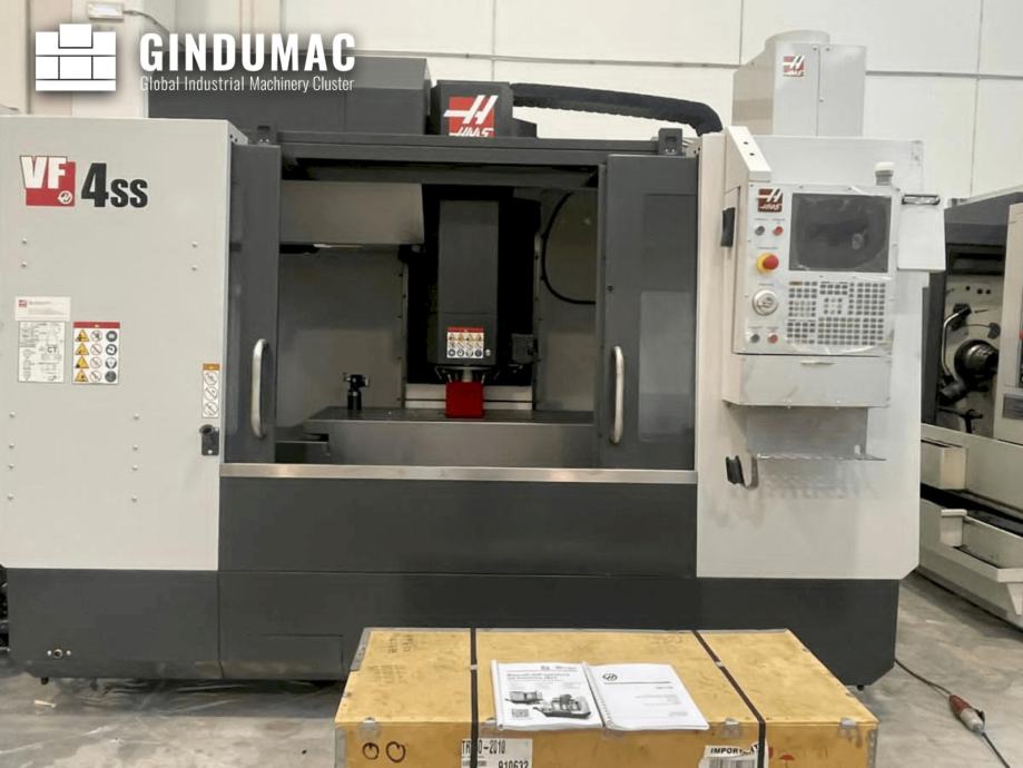 Used Vertical Machining centre HAAS VF4SS (2019) for sale | GINDUMAC.C