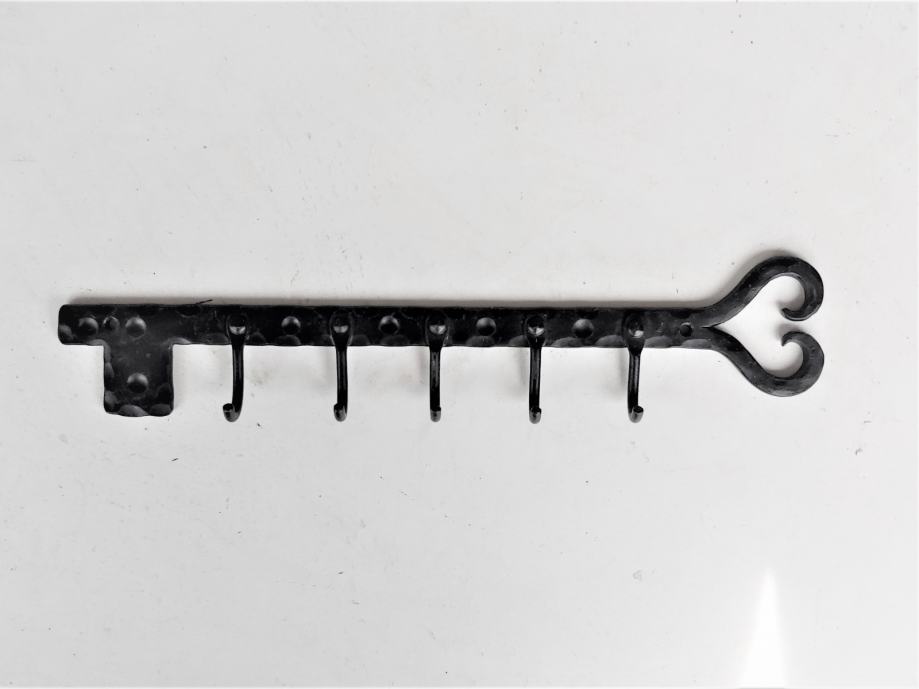 art. 339 - Kovan obešalnik v obliki ključa (5 obešal)