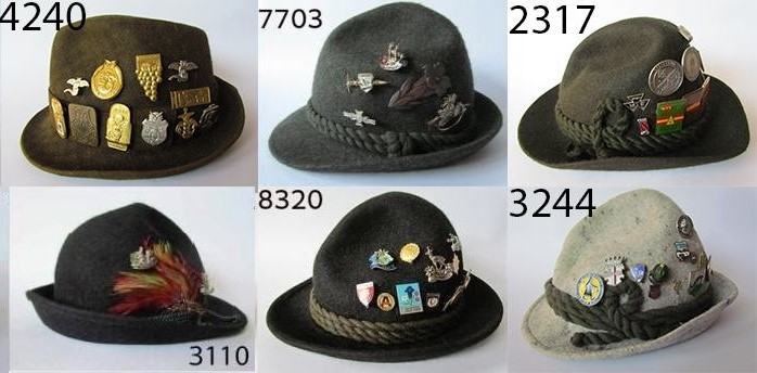 Vintage Avstrijski klobuk