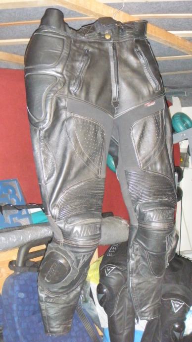 usnjene motoristične hlače wintex---velikost m---48-------ce,lj,mb.kp