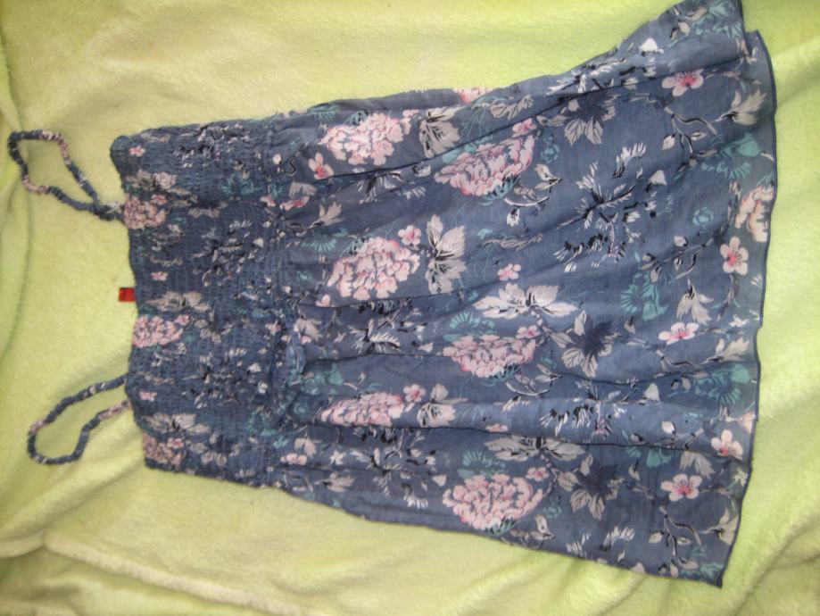Nosečniška tunika  brez rokavov-rožnata, modra, s-OLIVER, VEL 38