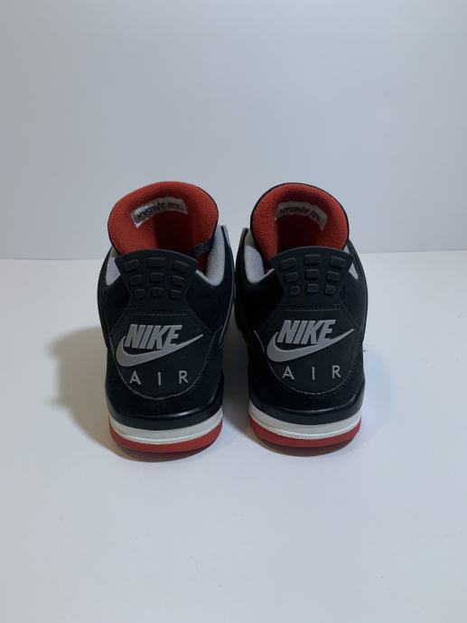 Nike Air Jordan 4 Black and Red 46