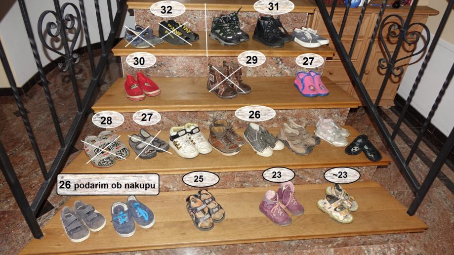 Otroška obutev čevlji copati sandali 23, 28-34
