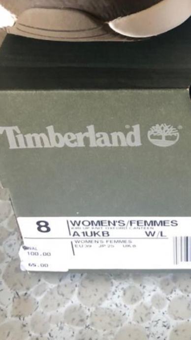 Prodam nove ženske  tiberland čevlje