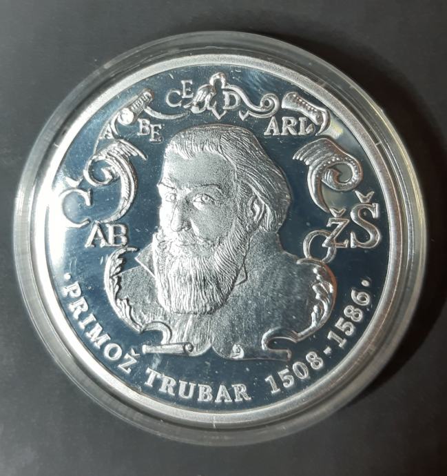 Posrebrena medalja Primož Trubar 2015