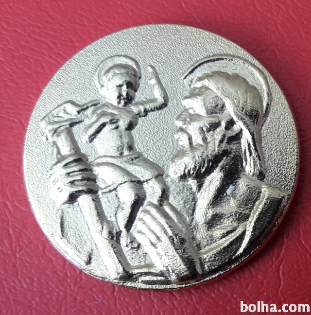 Verski medaljon Jezus svetniki