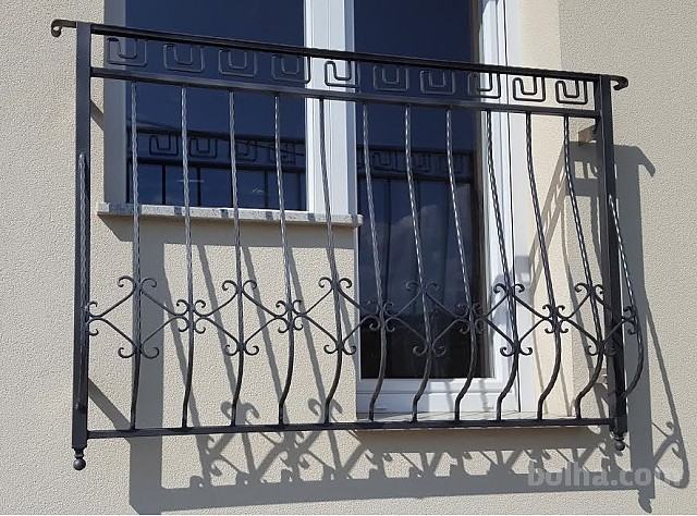 Kovana ograja za francoski balkon O275