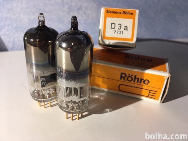 2 x Siemens D3a 7721 matched pair Tube