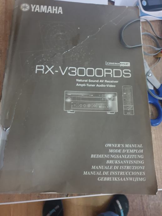 Ojačevalec Yamaha RX-V3000RDS + zvočniki mission