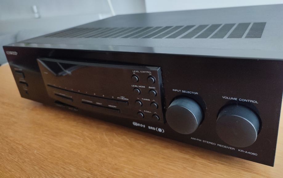 Ojačevalec Kenwood KR-A4080 AM-FM black receiver