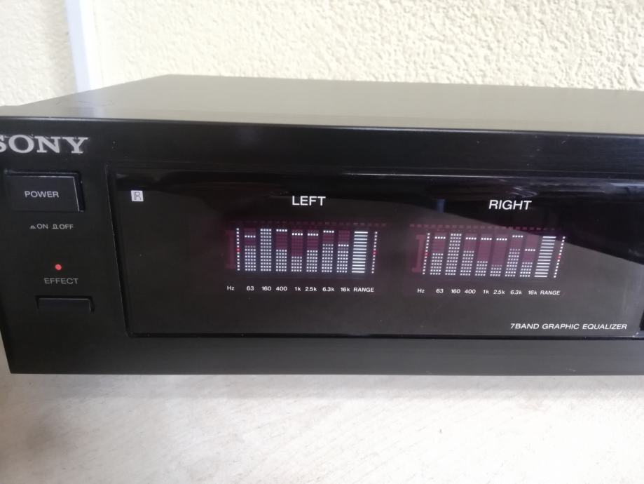 Égaliseur Graphique SONY 7 Bandes SEQ-711 – Occasion, Fonctionnel, Son Analogique