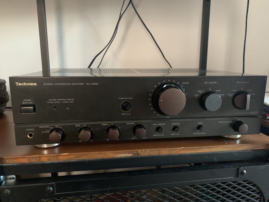 Technics SUVX500 50 WPC, funkcija Power Amp Direct, class AA