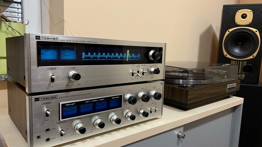 Toshiba Amplifier SB404S + Tuner ST500