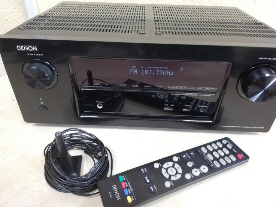 DENON AVRX2000, 7.1 AV RECEIVER, HDMI, NET, USB, AIrPlay, 4K