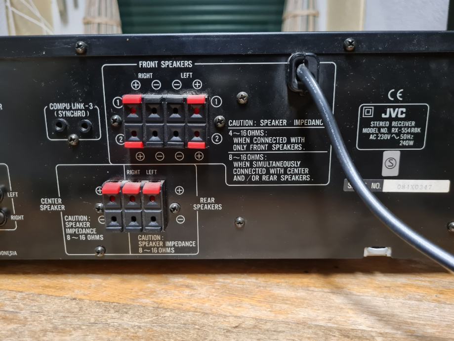 JVC RX-554R, AV RECEIVER