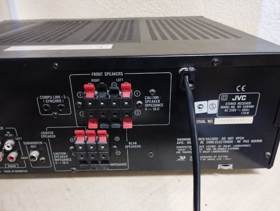 JVC RX588R, 5.1 receiver