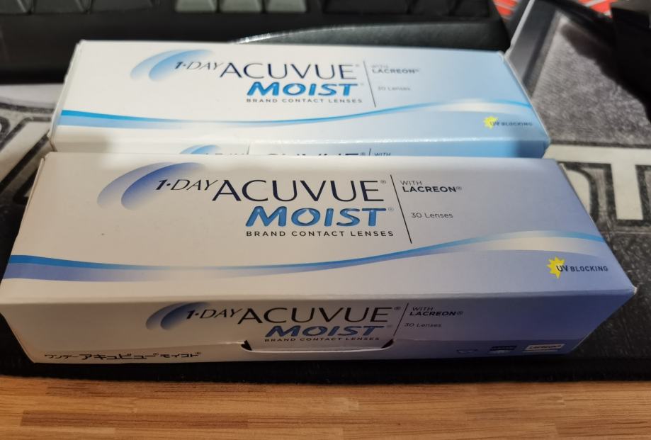 Leče Acuvue Moist in Acuvue Oasys -5,25, -4,75