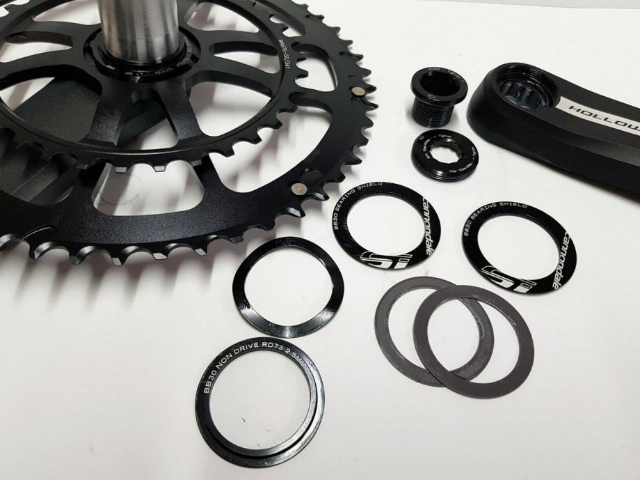 CANNONDALE SI HOLLOWGRAM 175mm Droit Manivelle Bras Noir EUR 143,77