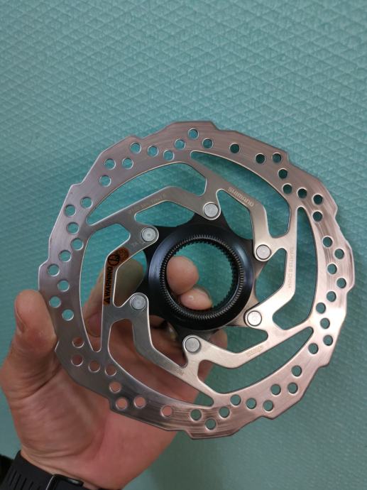 DISCO DE FREIO / ROTOR SHIMANO SM-RT10 160MM CENTER LOCK (P/PAST RESINA