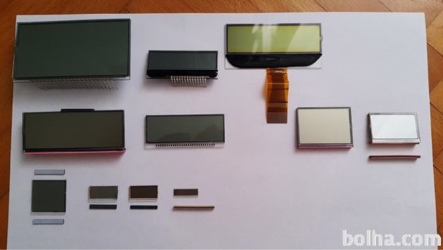 11 delujočih različnih LCD displejev