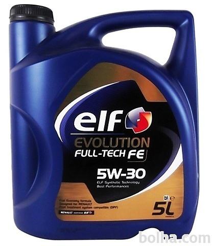 ELF Evolution Fulltech Fe 5W30 5L motorno olje