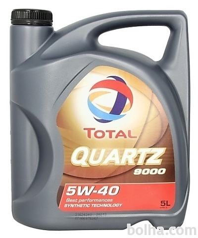 TOTAL Quartz 9000 5W40 5L motorno olje