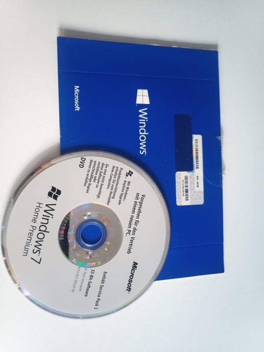 Windows 7 Home Premium SP1 DVD