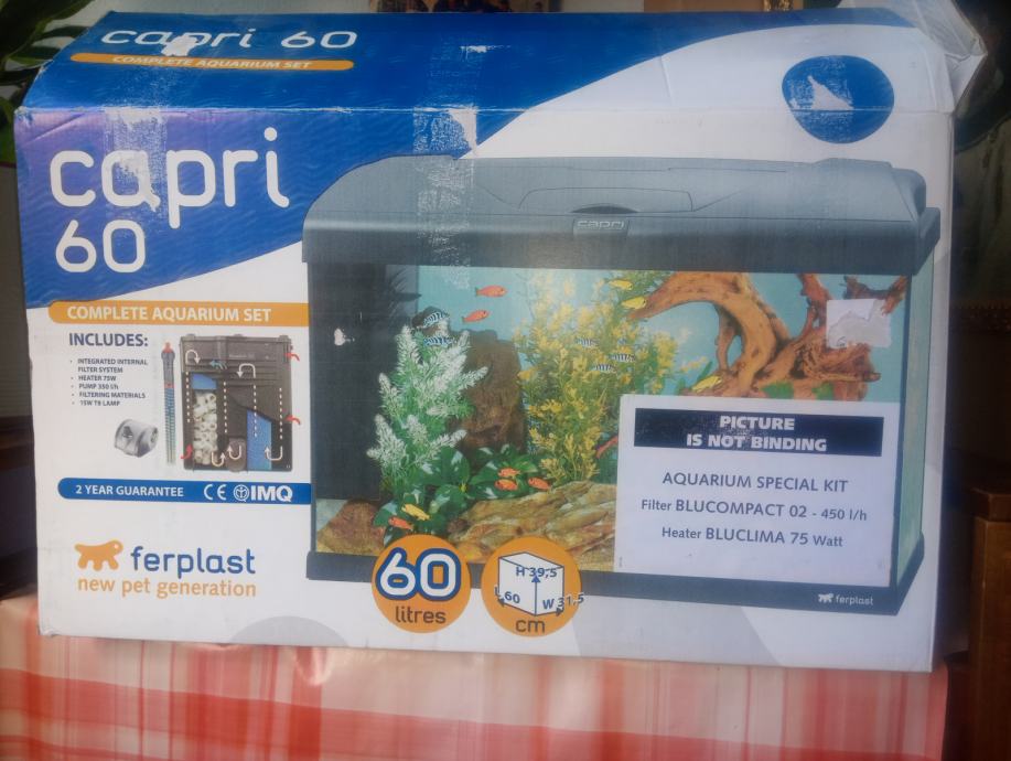 akvarij CAPRI 60 litrov