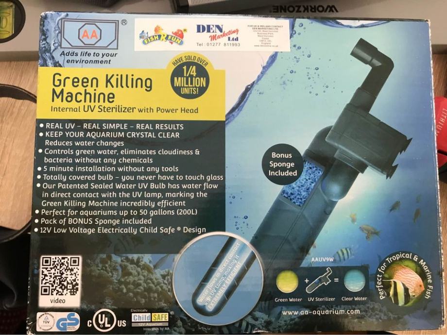 Green Killing Machine 9W - Uničevalec alg
